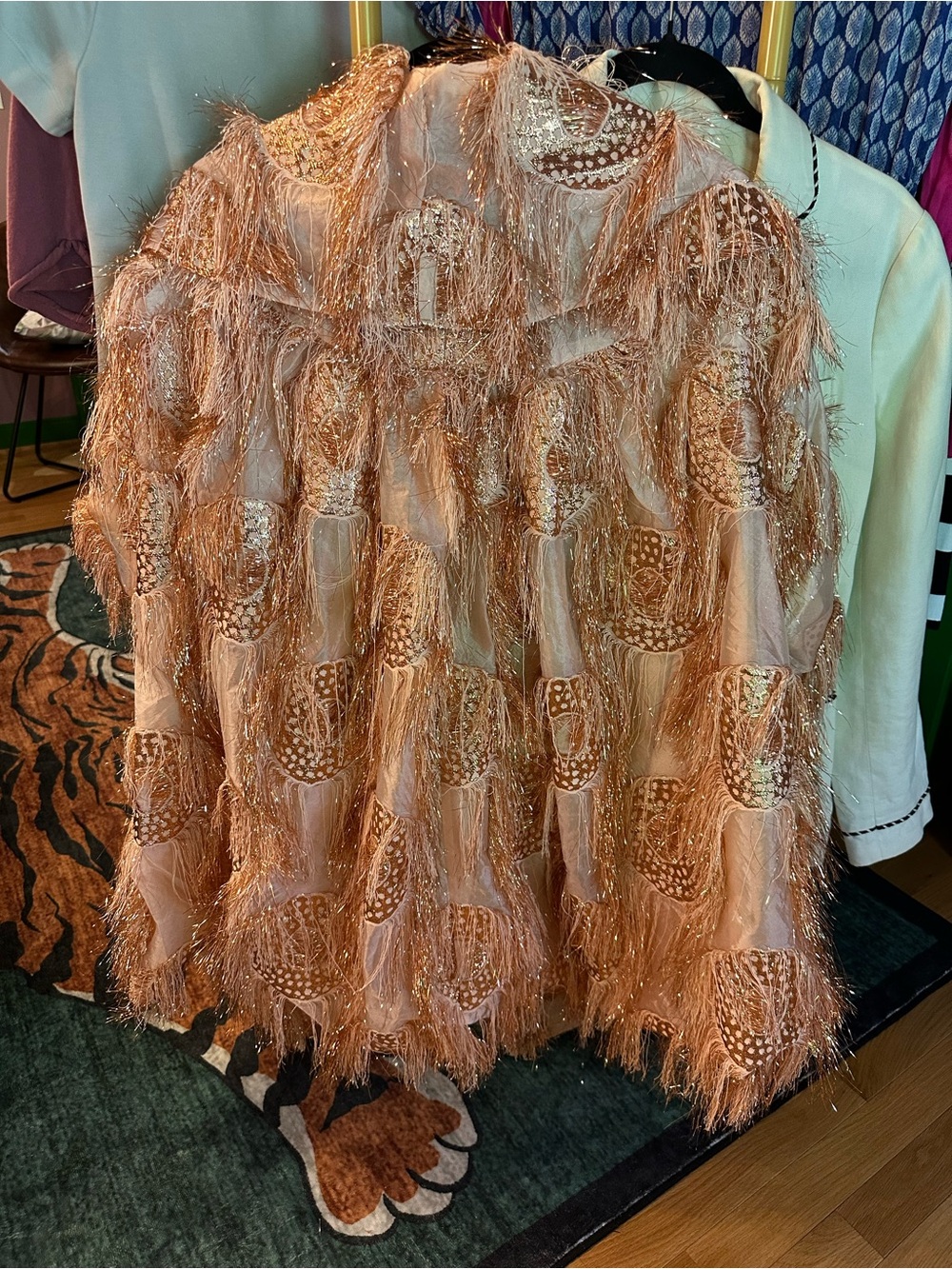 BURU The Eyelash Shawl Coat - Picture 6 of 6